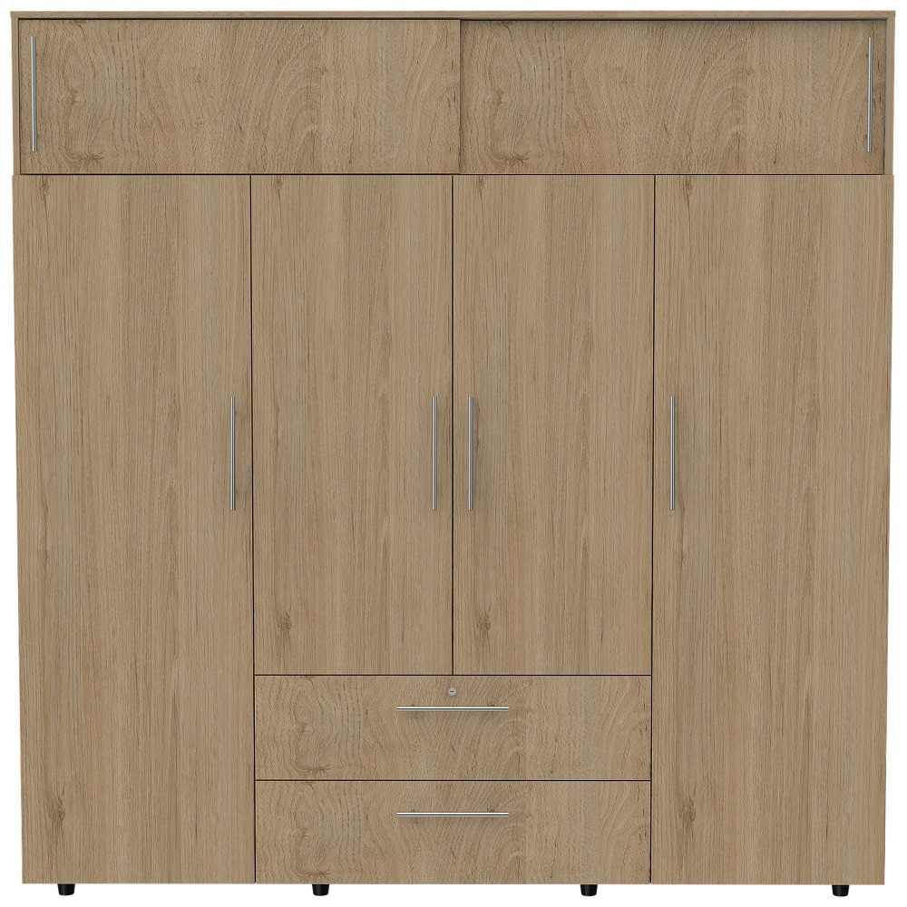 Closet Luque Rovere 200x204cm con 3 Cajones con 3 Entrepaños - Closets | Bylmo