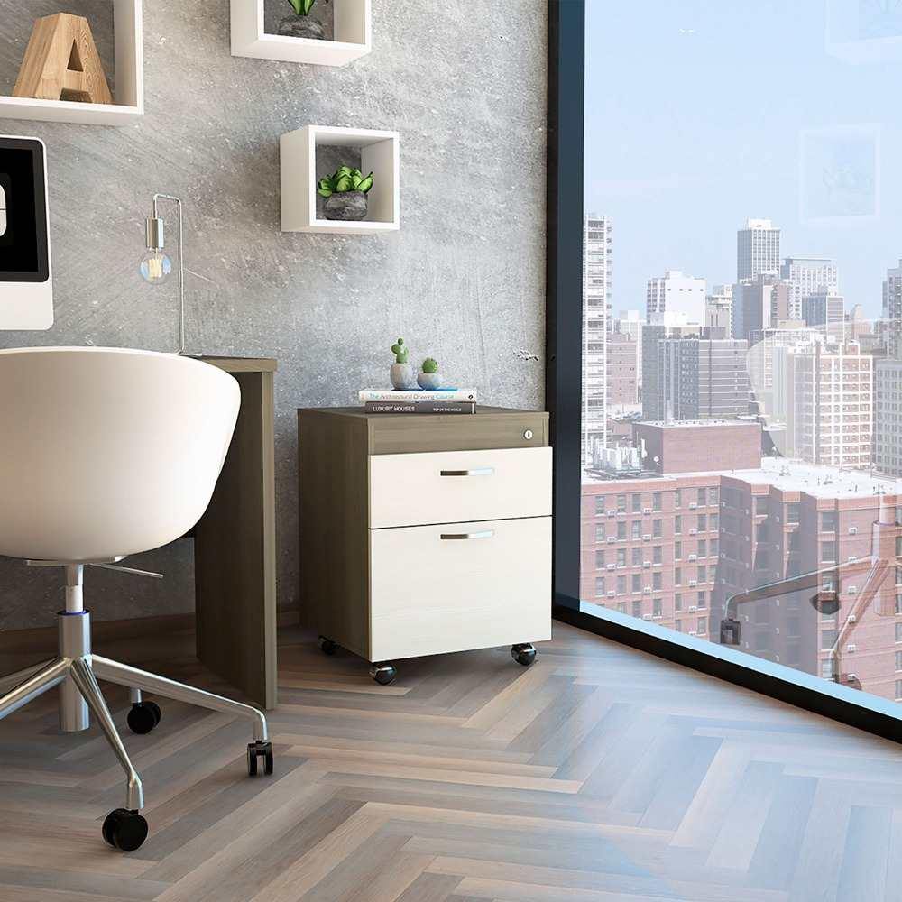 Archivador Boreal Wengue 47 cm - Escritorios y Archivadores | Bylmo