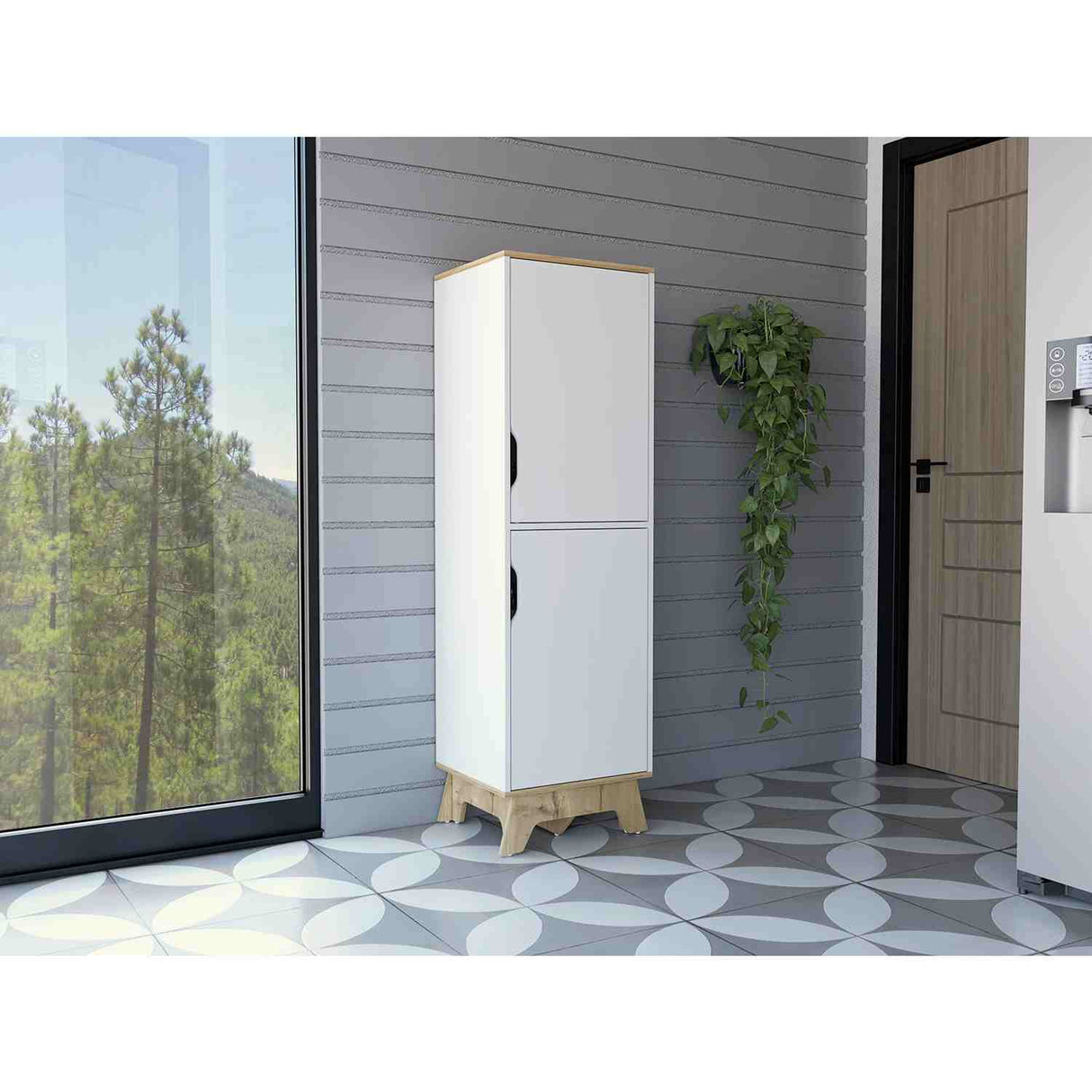 Alacena Z65 Blanco 45 cm con Dos Puertas - Alacenas y Muebles Microondas | Bylmo