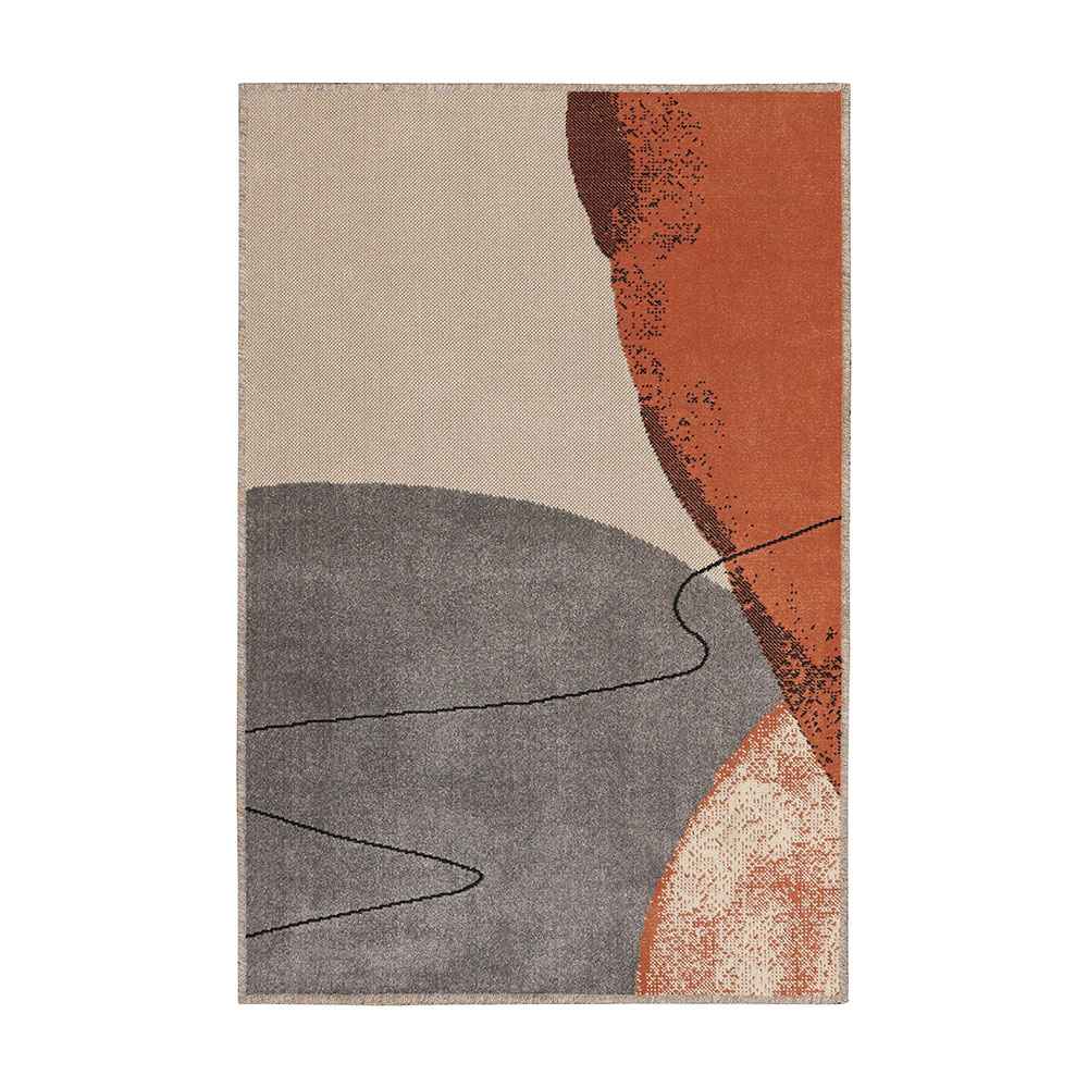 Alfombra Expression 100 cm x 150 cm de Hogar Amber con Semicirculos - Tapetes y Alfombras | Bylmo