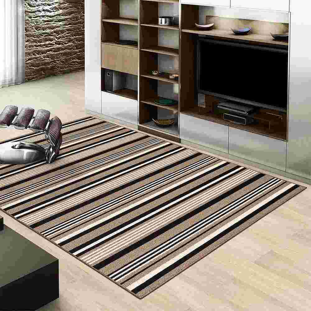 Alfombra Newark Orla 200x150cm Rectangular Medio Suave de Lineas - Tapetes y Alfombras | Bylmo