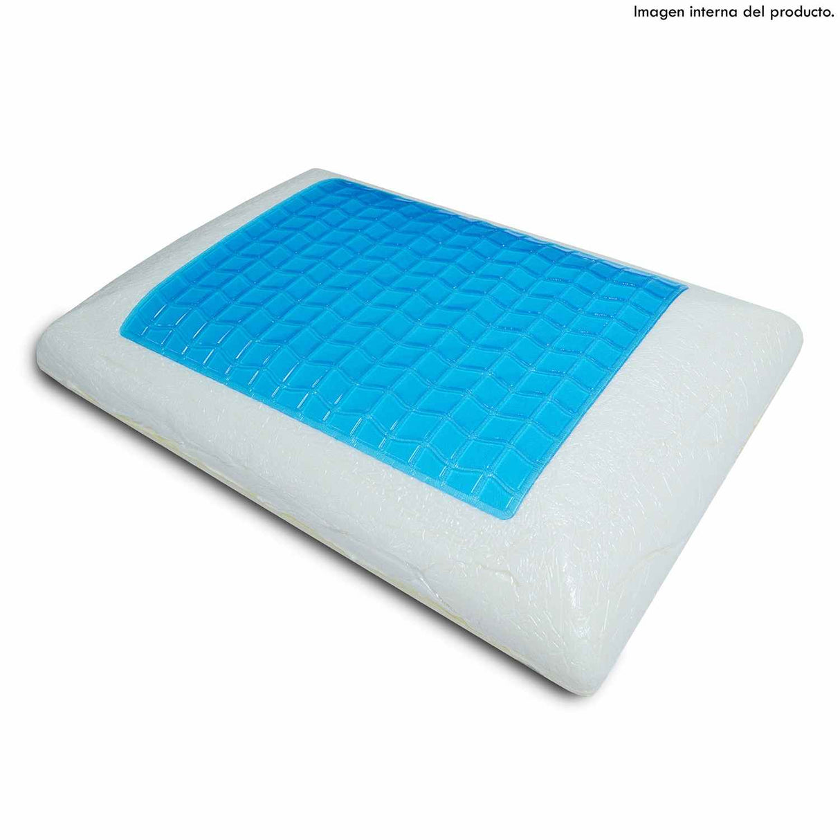 Almohada DreamOn Espuma viscoelástica Blanca 60 cm con Gel - Almohadas | Bylmo