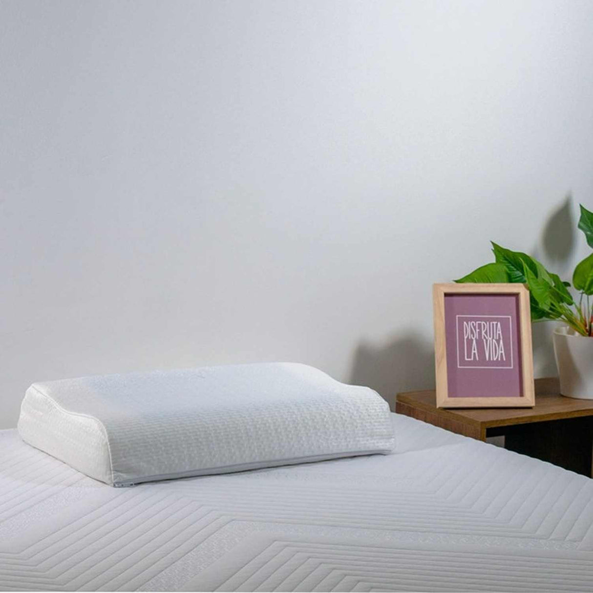 Almohada Luxu Fresh Espuma viscoelástica Blanco 40 cm con Gel Termosensible - Almohadas | Bylmo