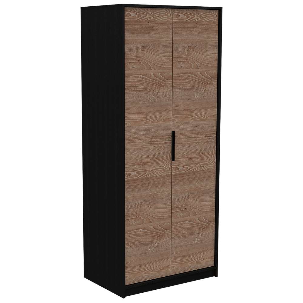 Closet Kaia Wengue 80x189cm sin Cajones con 2 Entrepaños - Closets | Bylmo