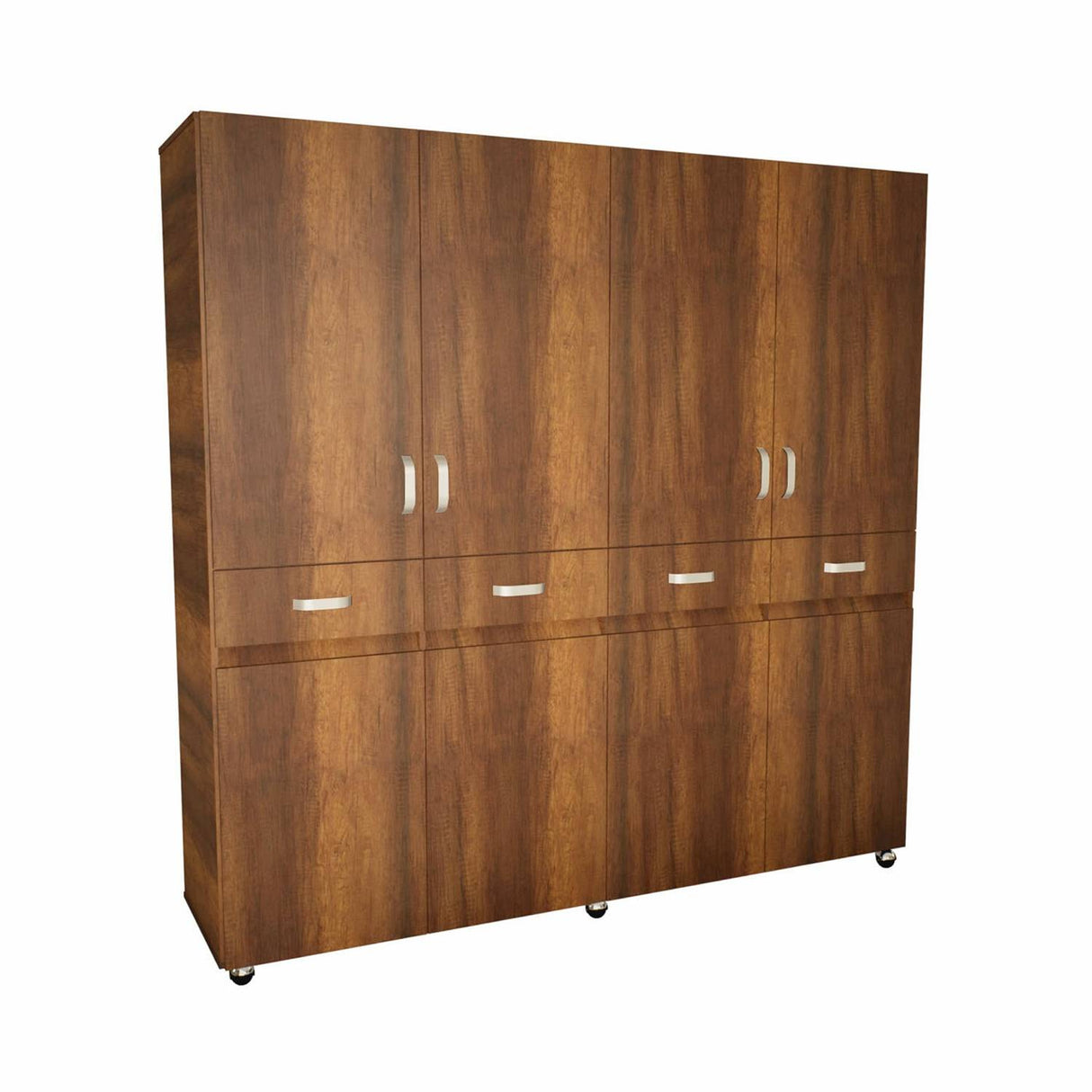 Closet Quadr Caramelo 200x199cm con 4 Cajones con 4 Entrepaños - Closets | Bylmo