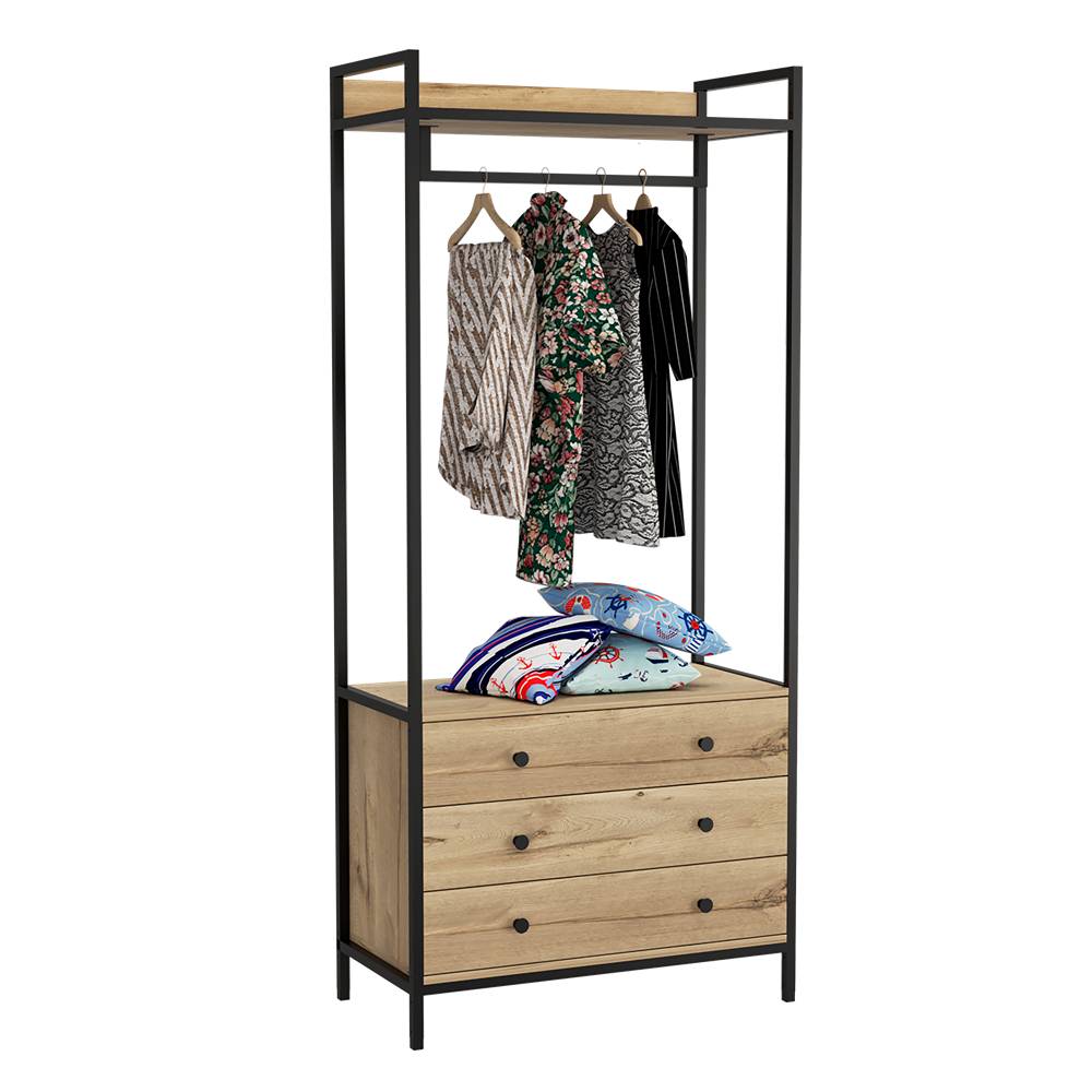 Closet Dreams Duna 80x180cm con 3 Cajones sin Entrepaños - Closets | Bylmo
