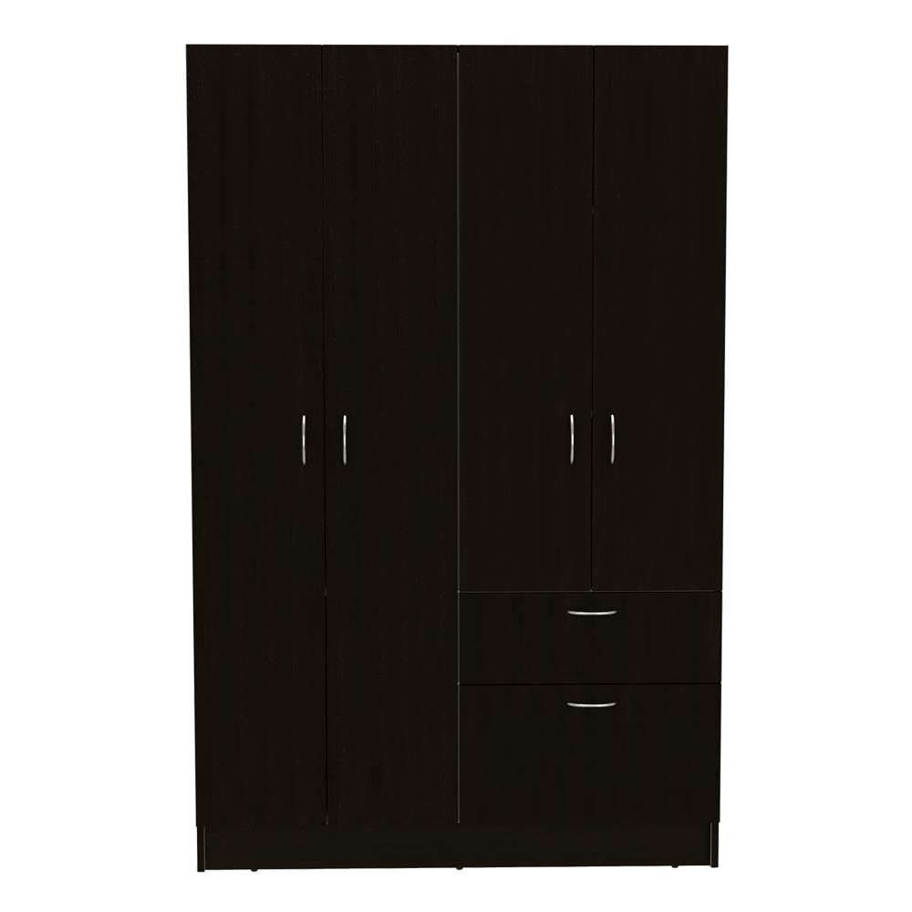 Closet Vaupes Wengue 108.9x170.8cm con 2 Cajones con 2 Entrepaños - Closets | Bylmo