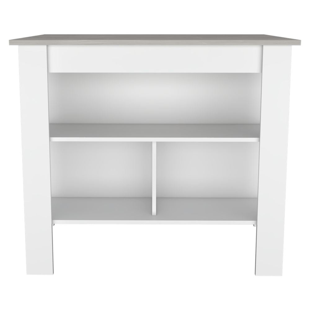 Mueble Cala Plus Blanco 103x90cm con Dos Entrepaños y Tres Compartimientos - Muebles Organizadores | Bylmo