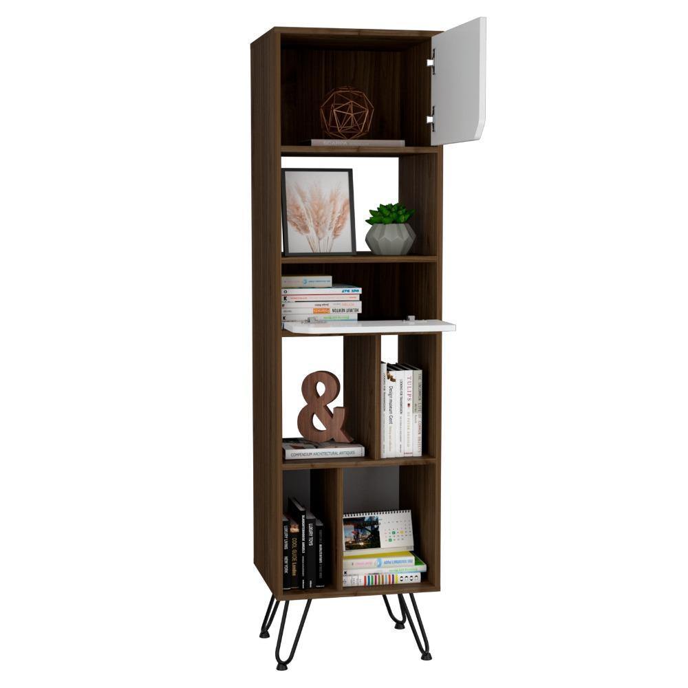 Biblioteca Palermo Gales 45 cm con Puertas y Entrepaños - Bibliotecas | Bylmo