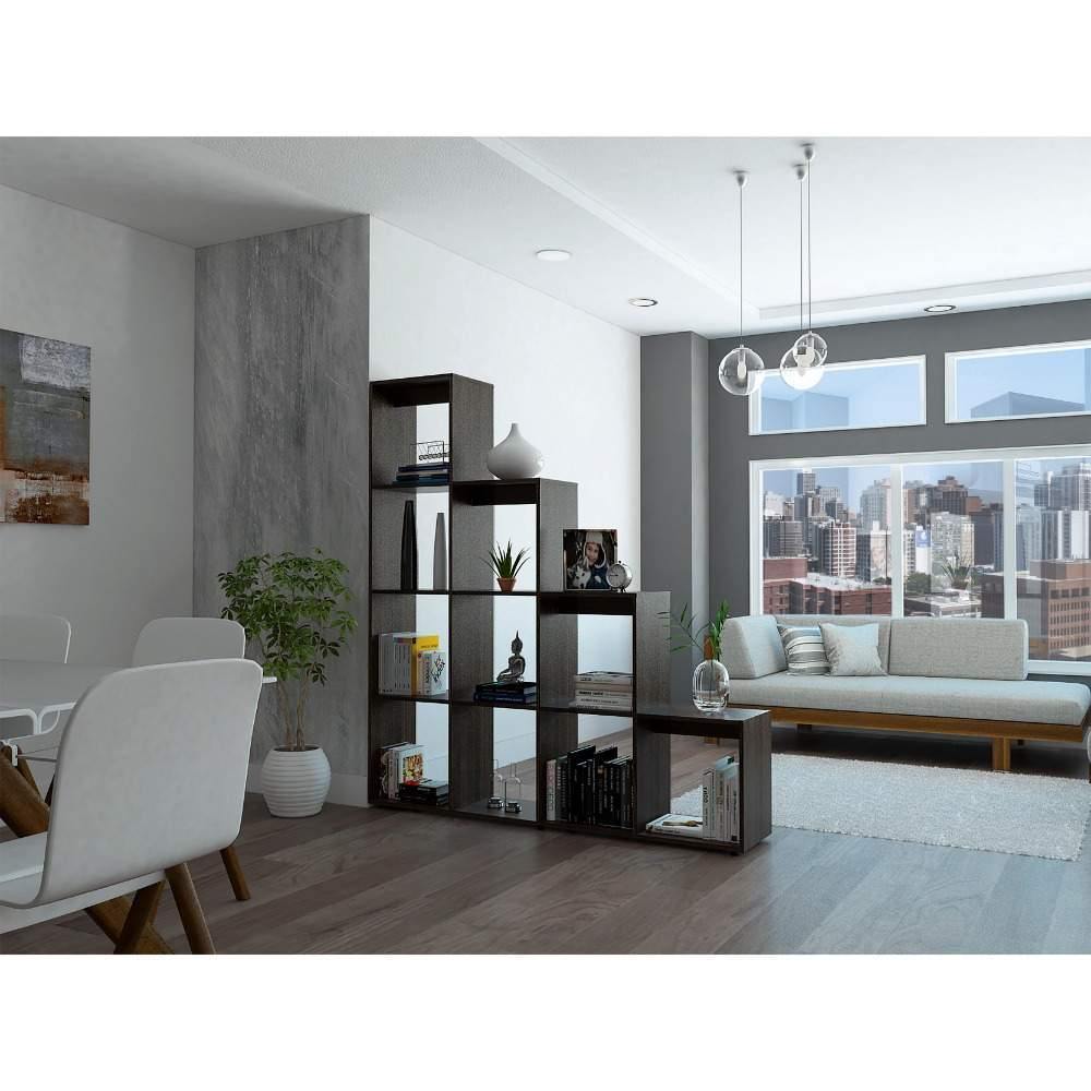 Biblioteca Escalera Beijing Amaretto 162 cm con Entrepaños - Bibliotecas | Bylmo