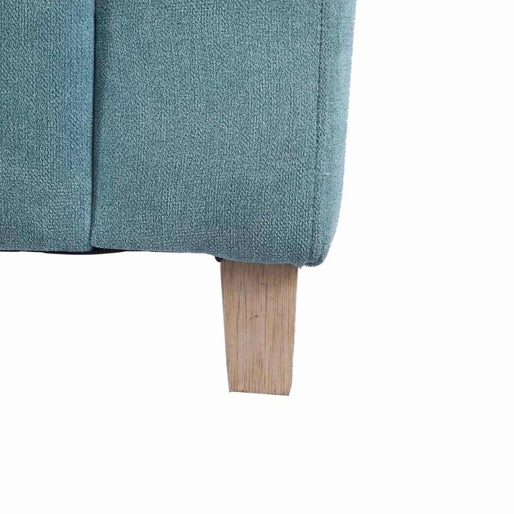 Banqueta Baúl Verde Menta 102x45cm De 2 Puestos con Apoya Brazos - Sofas | Bylmo