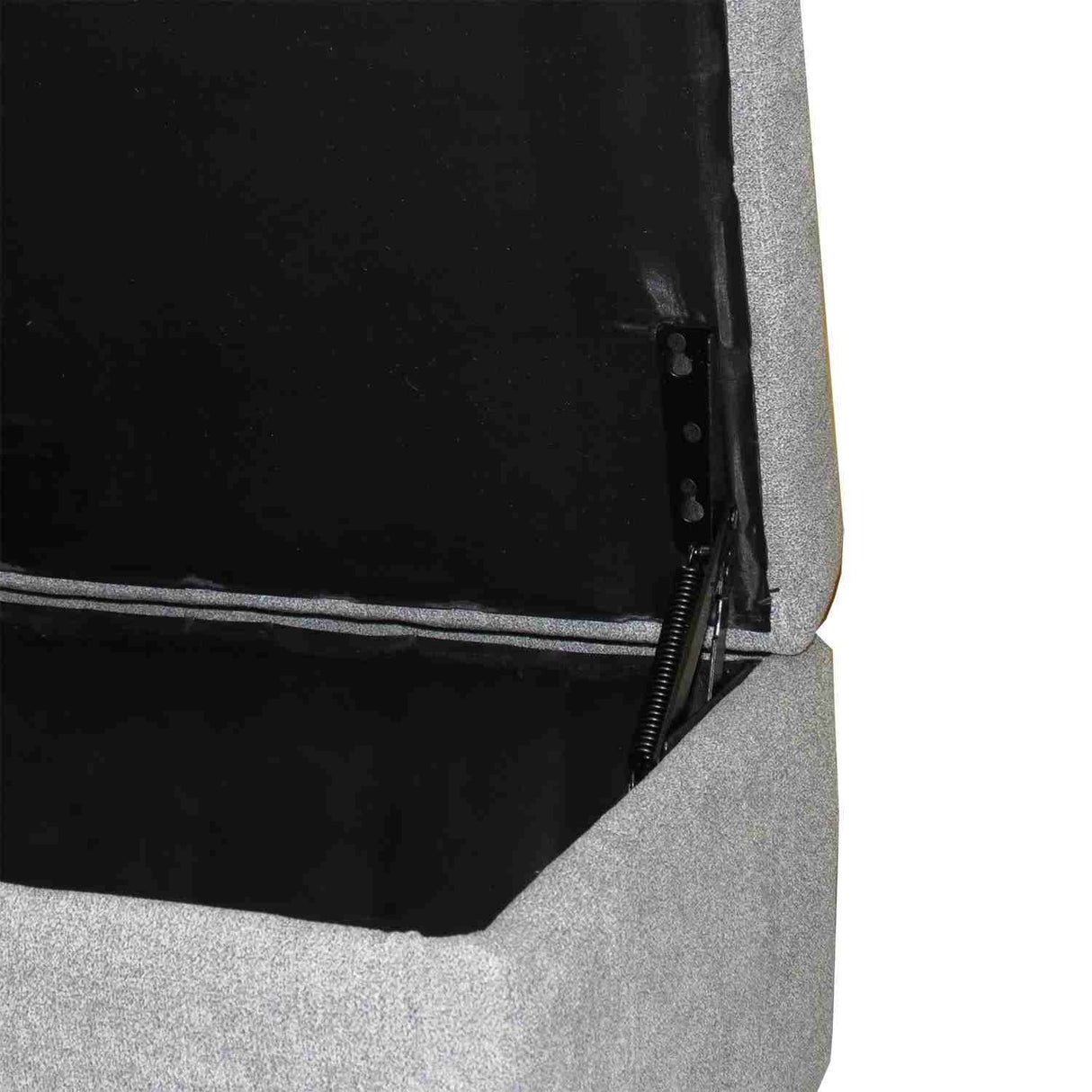 Banqueta Baúl Gris Falcon 80x40cm De 2 Puestos sin Apoya Brazos - Sofas y Poltronas | Bylmo