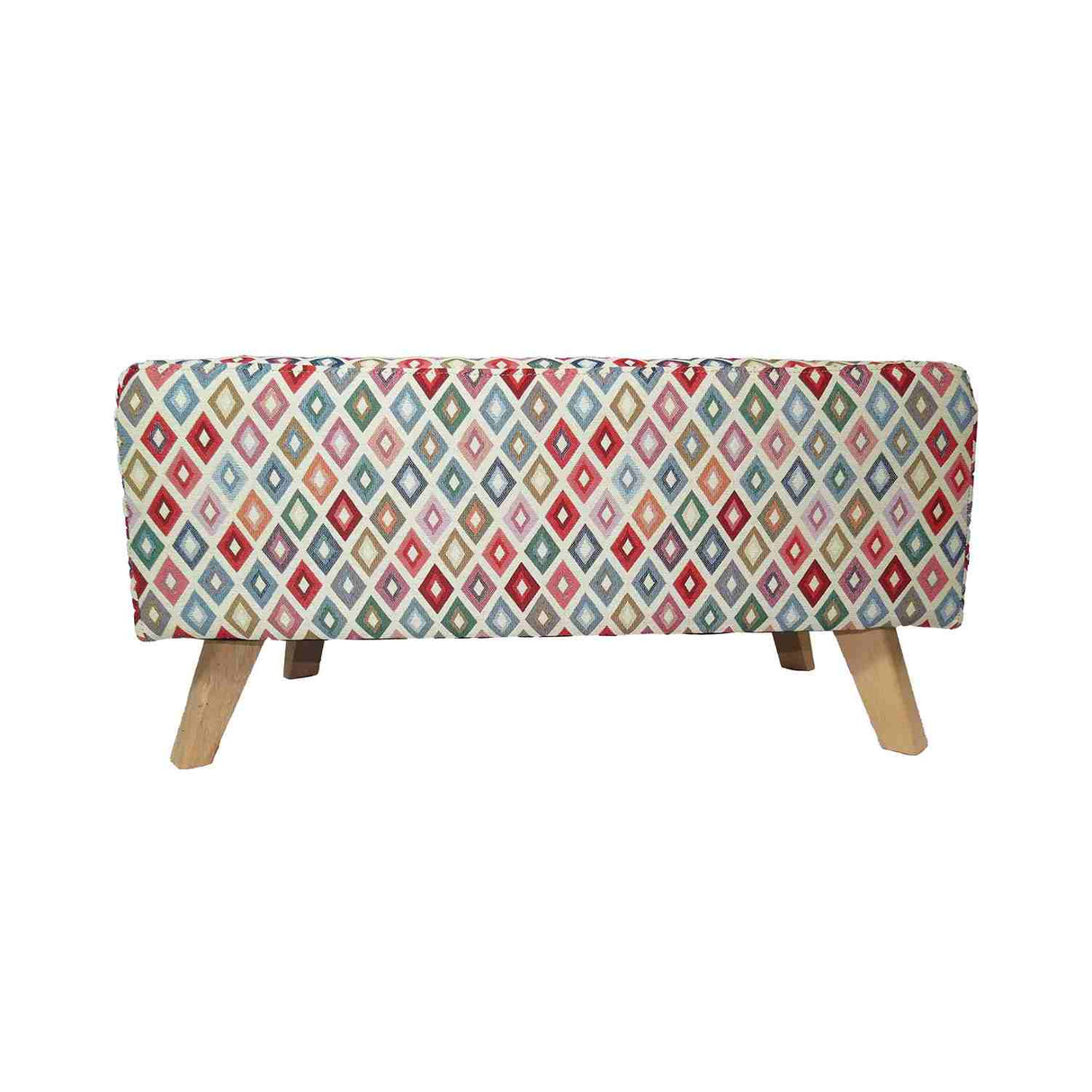 Banqueta Sucre Multicolor 80 cm con Patas de Madera - Sofas y Poltronas | Bylmo