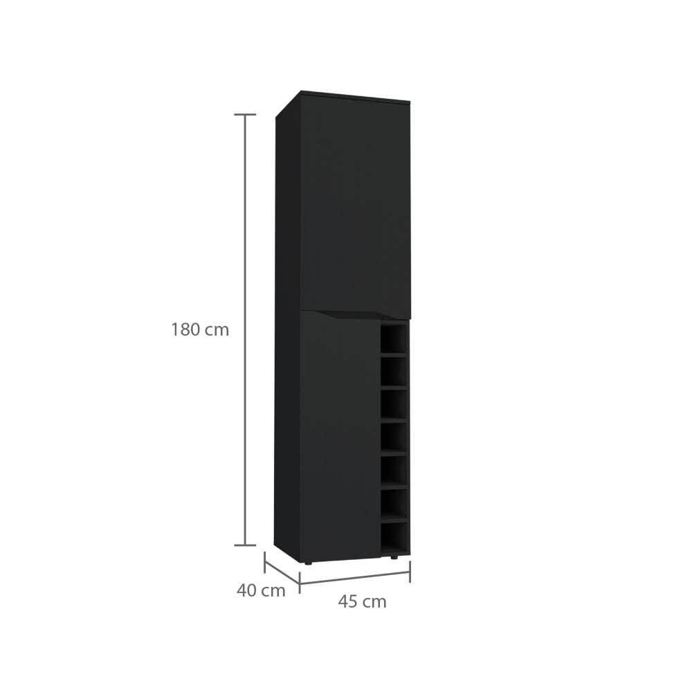 Bar Obregon Wengue 45 cm con Dos Puertas - Bares | Bylmo