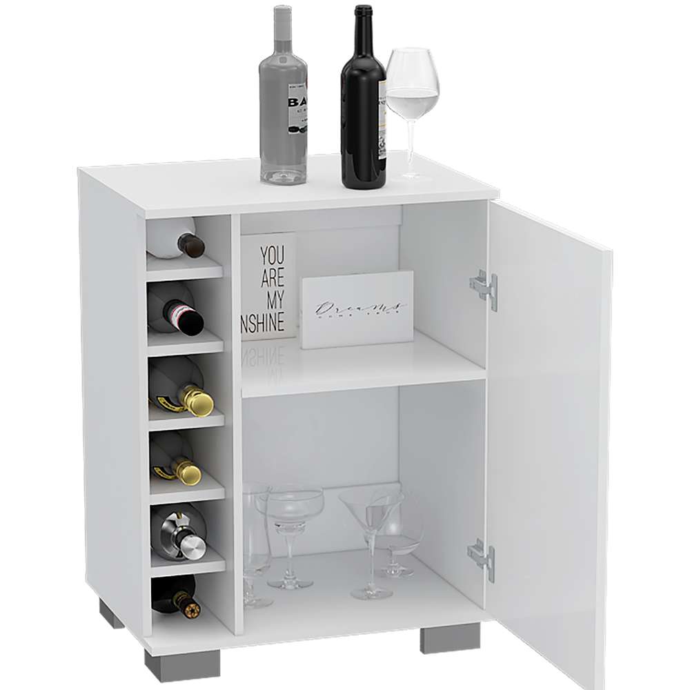 Bar Aurora Blanco 62 cm con Una Puerta - Bares | Bylmo