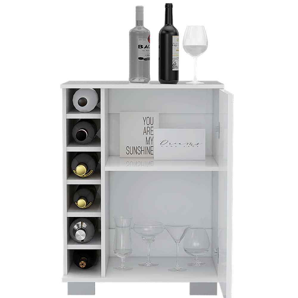 Bar Aurora Blanco 62 cm con Una Puerta - Bares | Bylmo