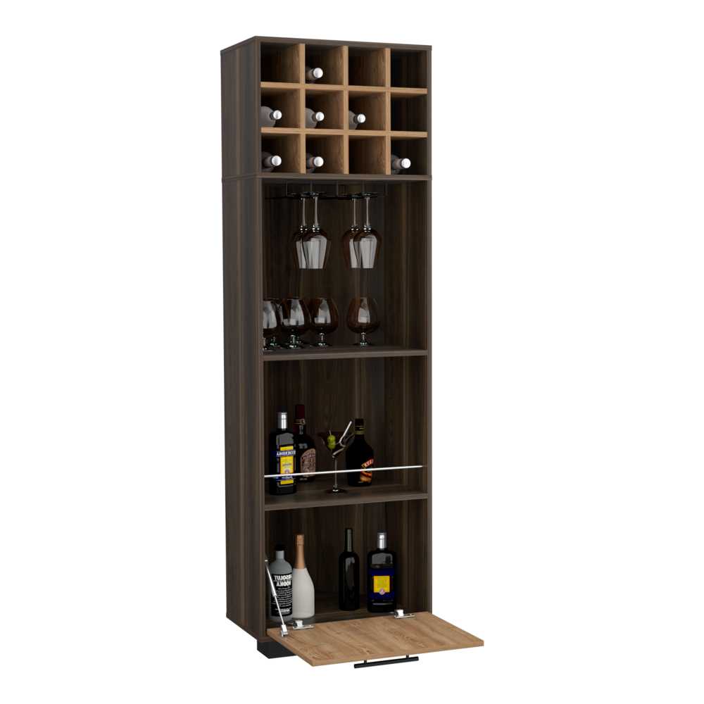 Bar Marsella Habano y Miel 55 cm con Una Puerta - Bares | Bylmo