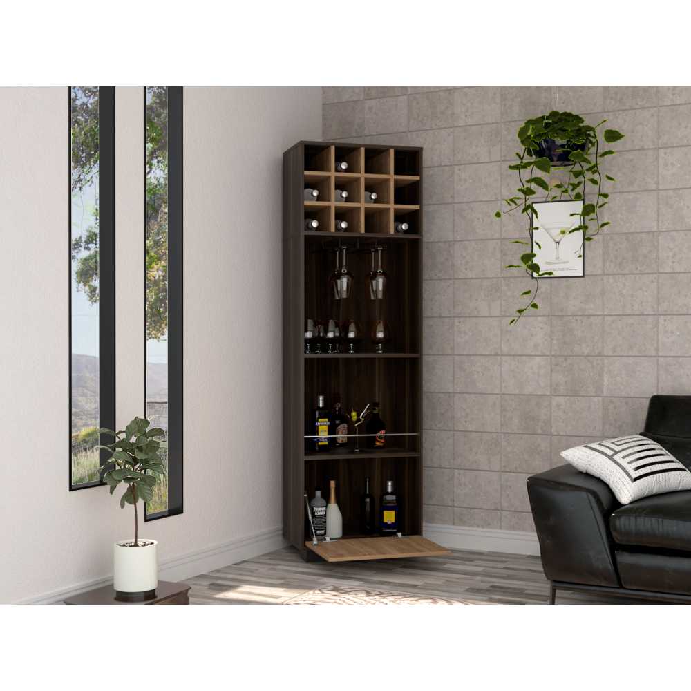 Bar Marsella Habano y Miel 55 cm con Una Puerta - Bares | Bylmo