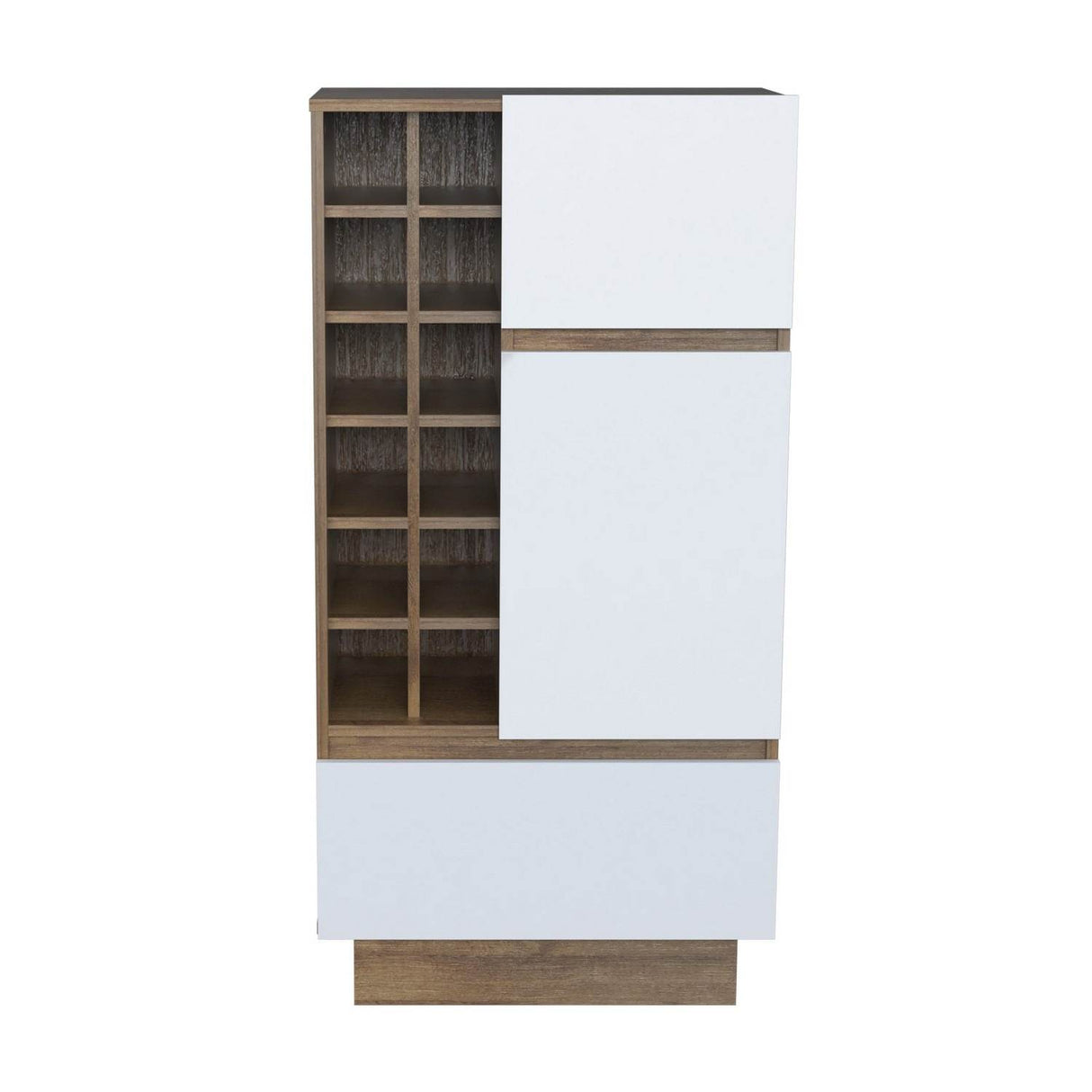 Bar Amaretto 60x118cm sin Cajones y con Doce Portabotellas - Bares | Bylmo