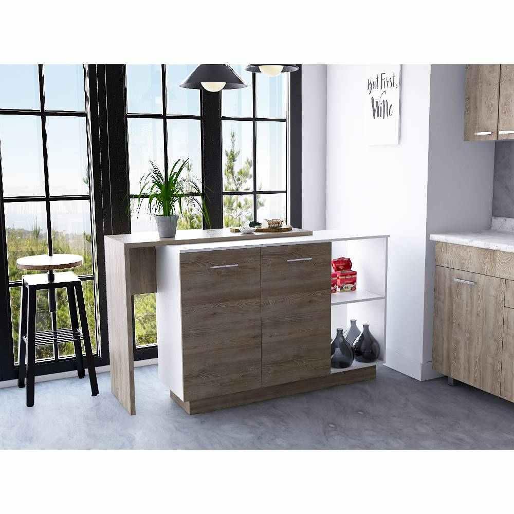 Barra Comedor Sicilia Blanco-Miel - Bylmo