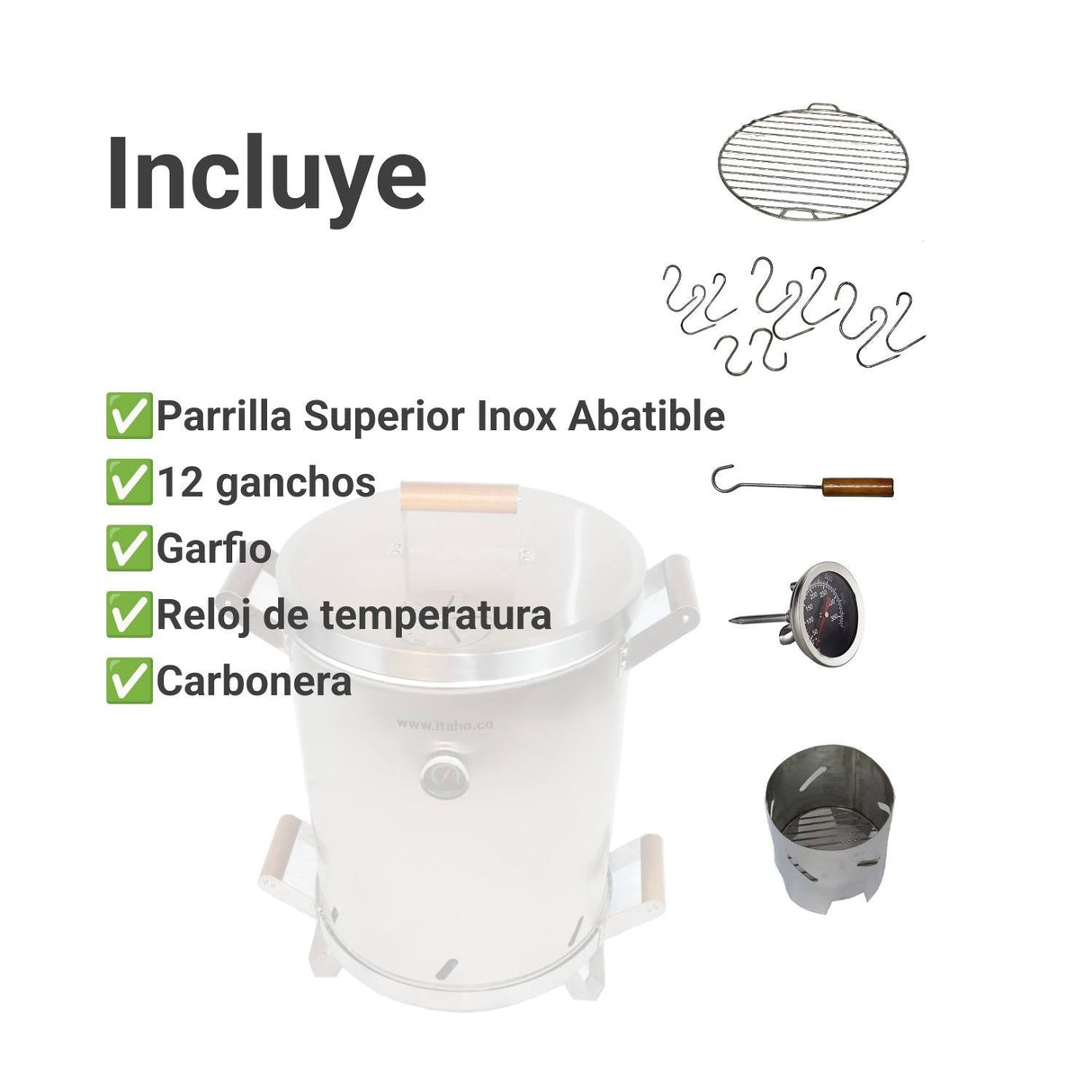 Barril Blackburn Plateado 15 Libras de Acero Inoxidable 52 cm - Asadores | Bylmo