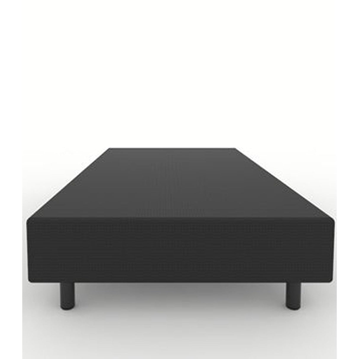 Base Cama Kozy Sencilla 100 cm Negro de Tela - Camas y Cabeceros | Bylmo