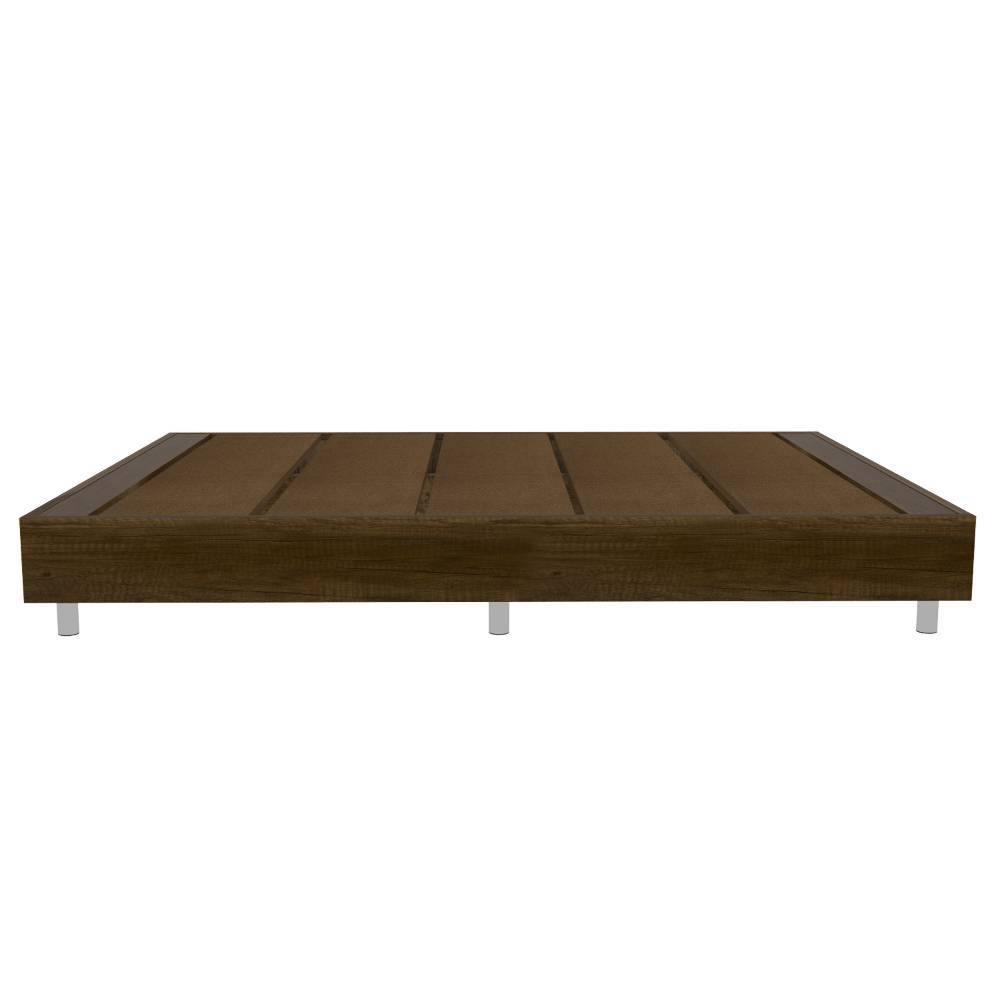Base Cama Lugo Doble 140 cm Caramelo - Camas | Bylmo