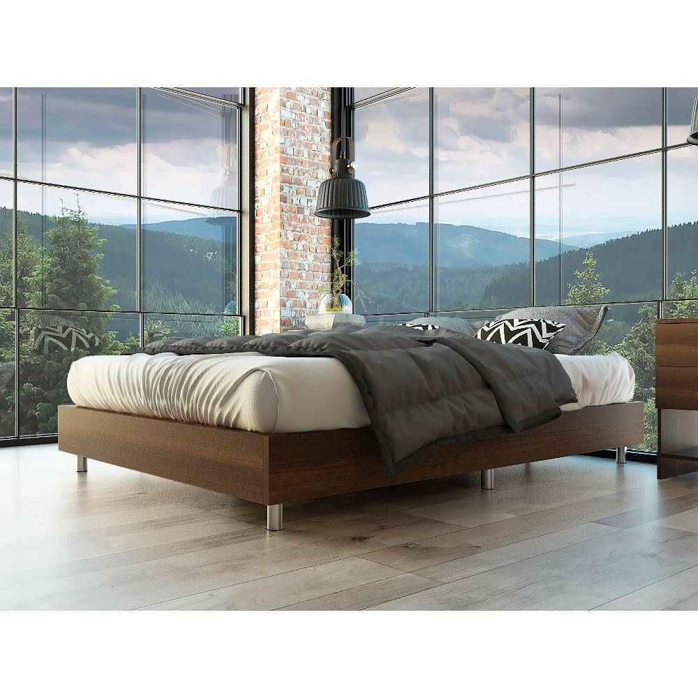 Base Cama Lugo Doble 140 cm Caramelo - Camas | Bylmo