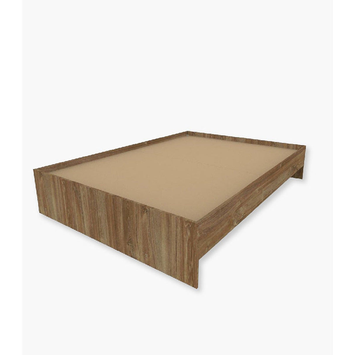 Base Cama Mahal Queen 160 cm Caramelo Desarmable sin Cabecero - Camas y Cabeceros | Bylmo