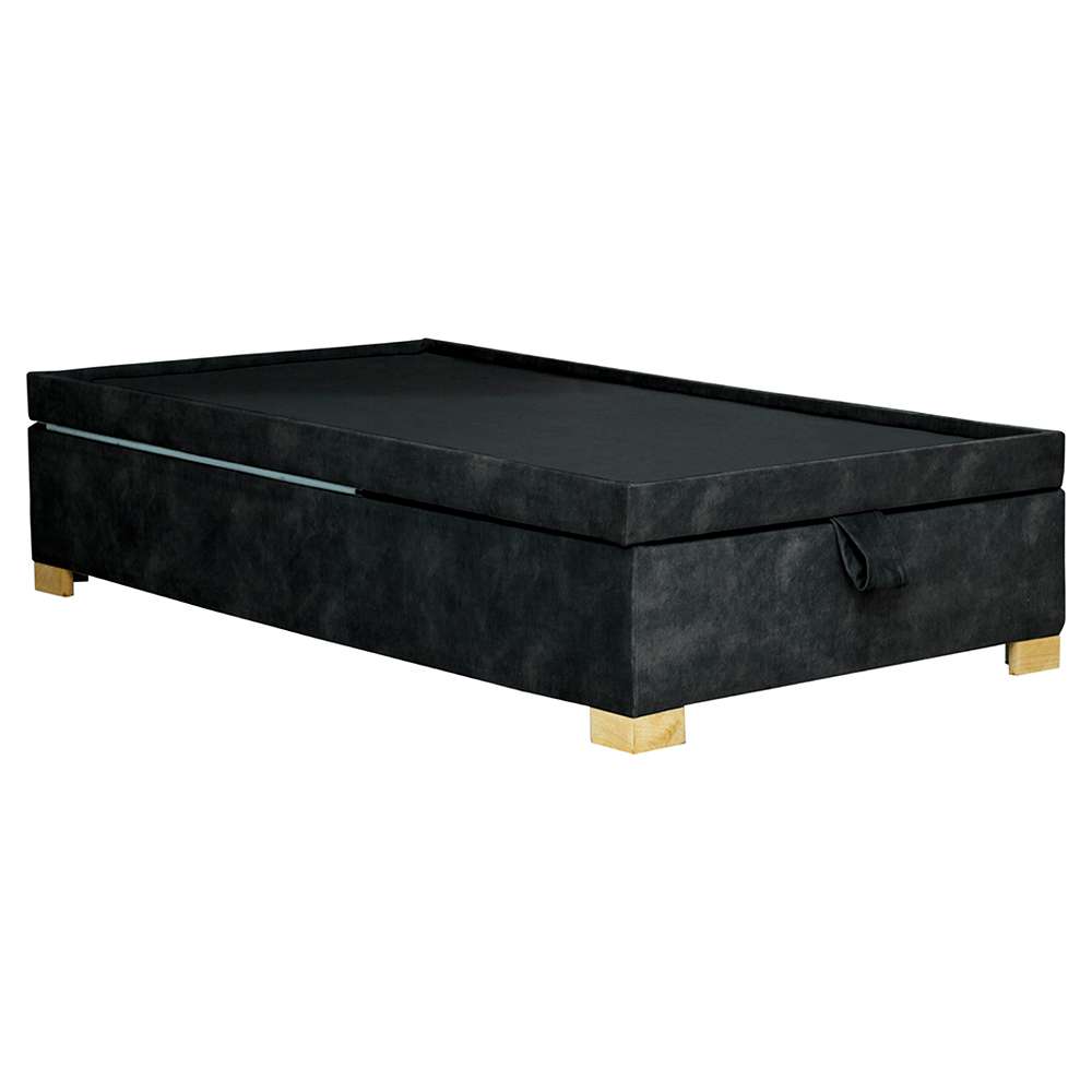 Base Cama Avellino 160 cm Gris con Baúl - Camas y Cabeceros | Bylmo