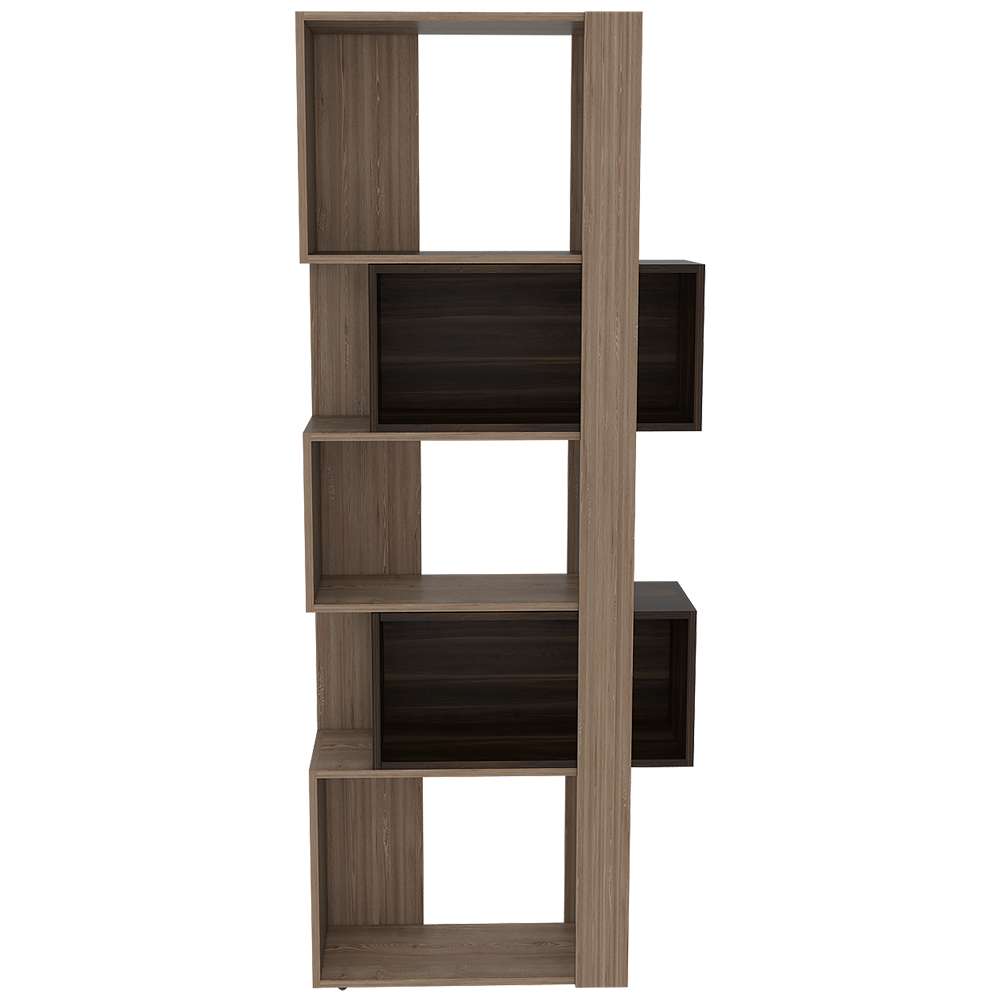 Biblioteca Transformable Báltica Miel 60 cm con Módulos Flotantes y Entrepaños - Bibliotecas | Bylmo