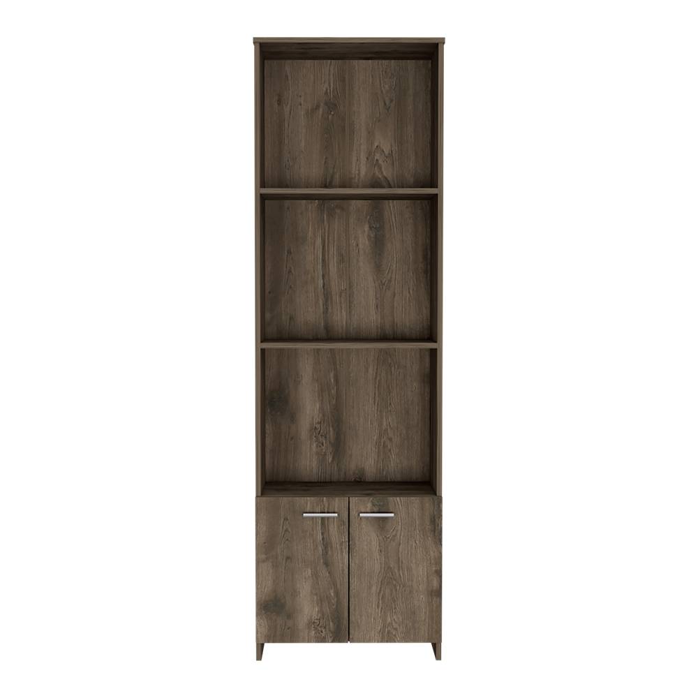 Biblioteca Lisa Easy Bellota 55.1x181.5cm con Tres Compartimientos y con Un Cajón - Bibliotecas | Bylmo