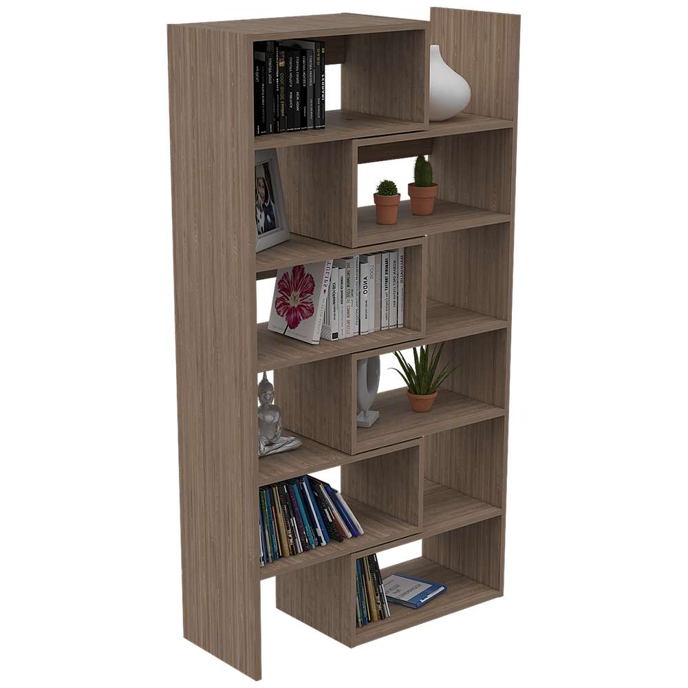 Biblioteca Transformable Ofice Miel 77.8x146.3cm con 1Dos Compartimientos - Bibliotecas | Bylmo