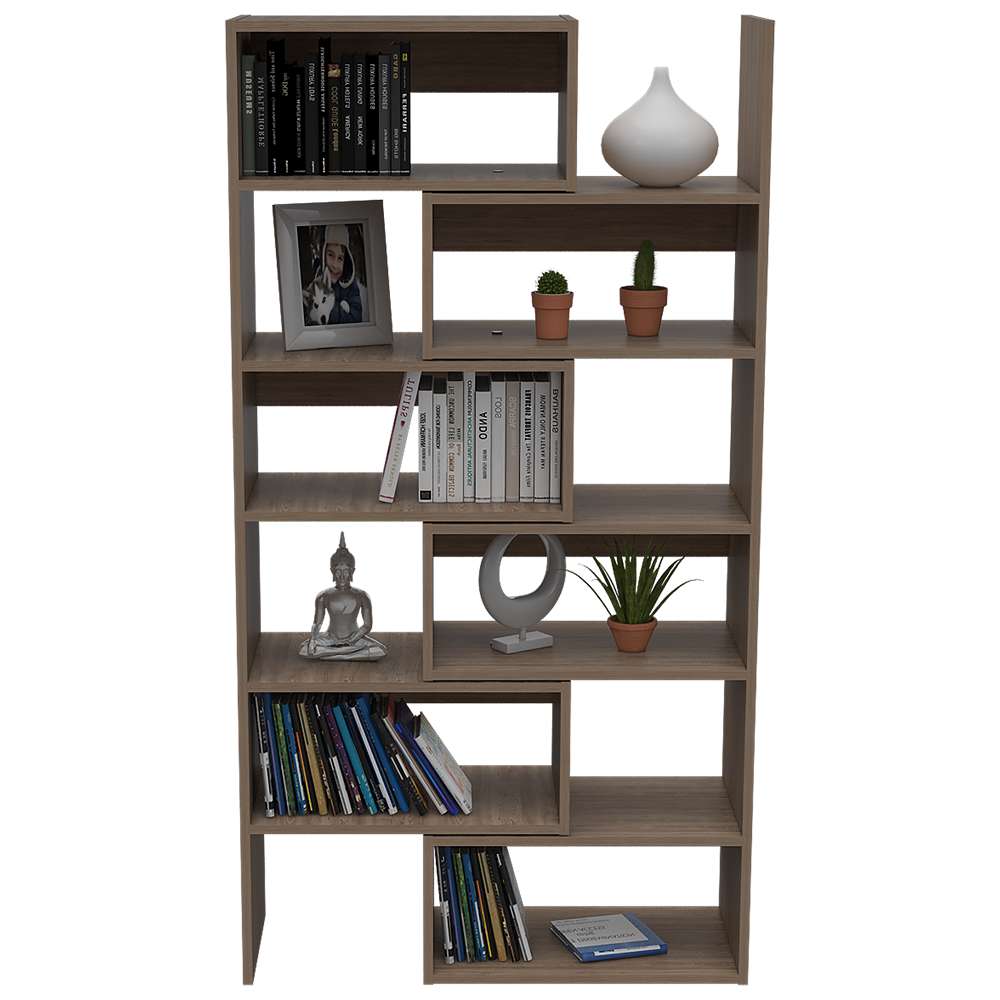 Biblioteca Transformable Ofice Miel 77.8x146.3cm con 1Dos Compartimientos - Bibliotecas | Bylmo