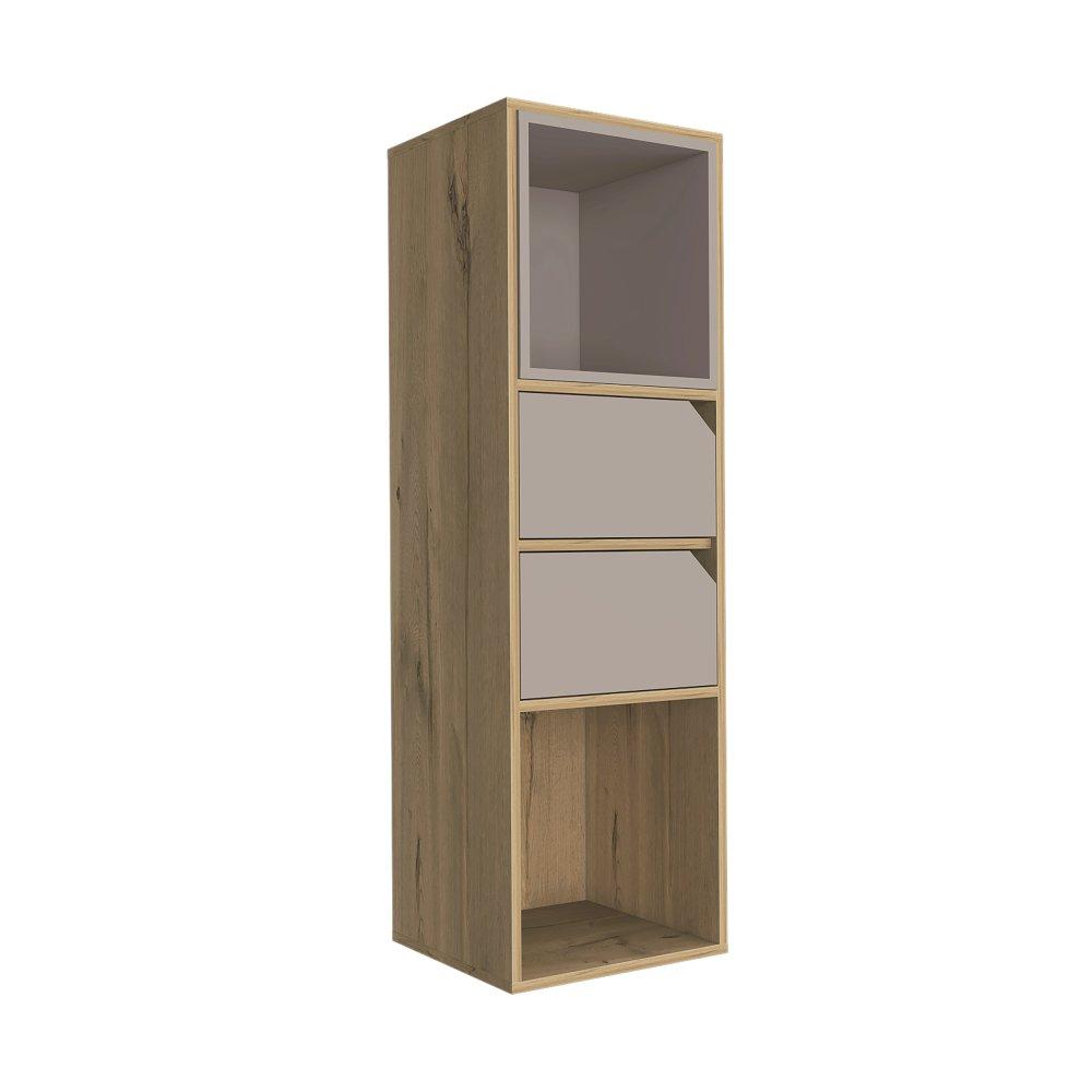 Biblioteca Flotante Piero Duna 38 cm con Cajones y Entrepaños - Bibliotecas | Bylmo