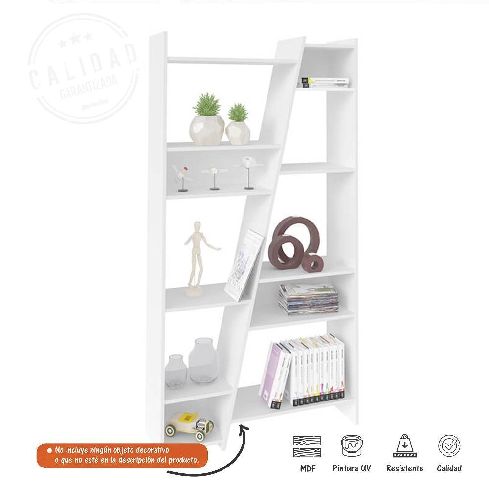 Biblioteca Zap Blanco 93 cm con Entrepaños - Bibliotecas | Bylmo