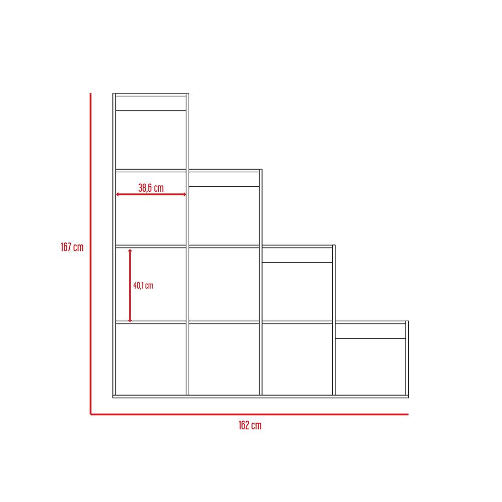 Biblioteca Escalera Beijing Gales 162 cm con Entrepaños - Bibliotecas | Bylmo