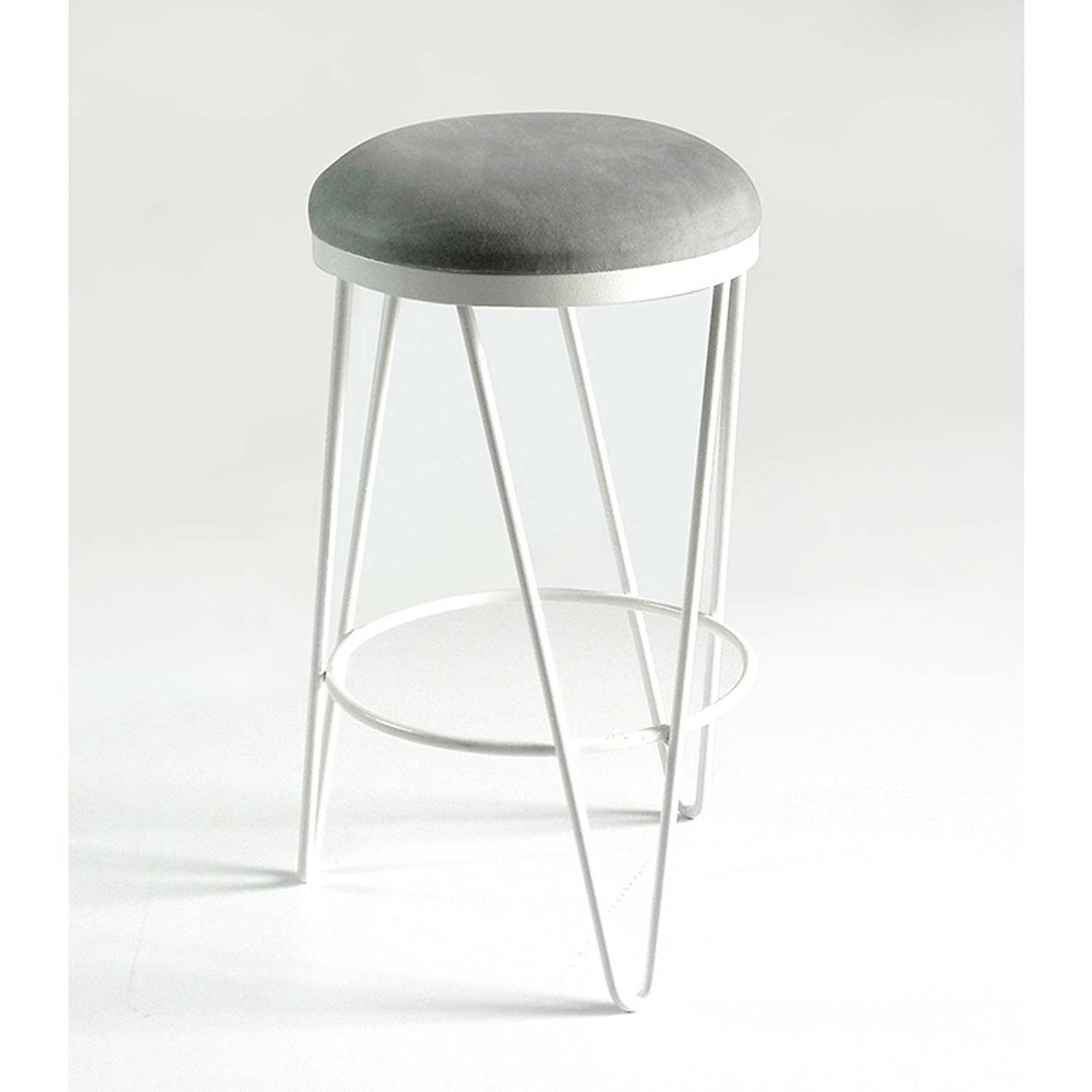 Butaco Óregon Petróleo 40 cm Metálico - Sillas y Butacos | Bylmo