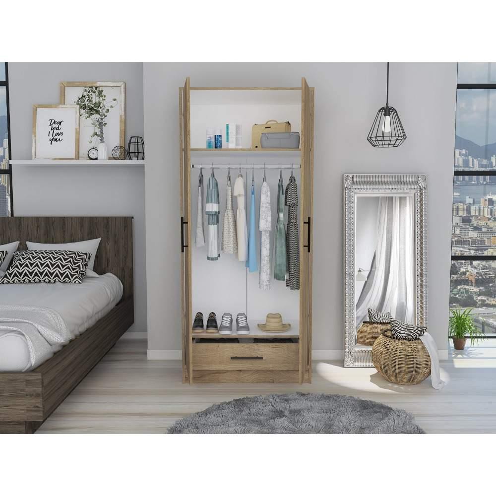 Closet Ambery Duna 80 cm con Dos Puertas y Un Cajón - Closets | Bylmo