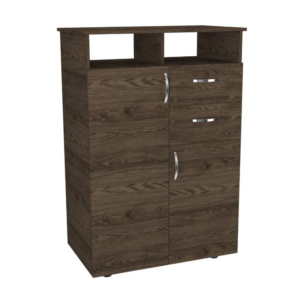 Closet Ponova Coñac 83 cm con Dos Puertas y Dos Cajones - Closets | Bylmo