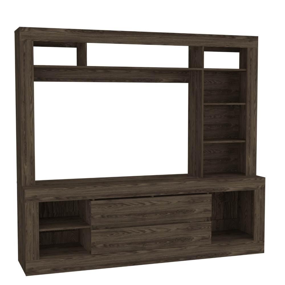 Centro de Entretenimiento Belga Coñac 200 cm con Dos Cajones - Muebles para TV | Bylmo