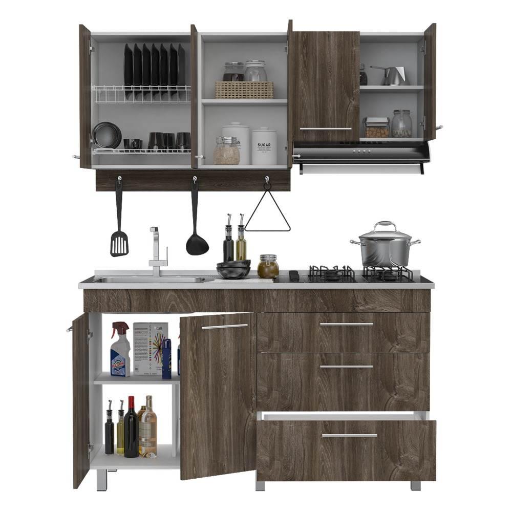 Cocina Karavan Siena y Blanco 150 cm - Cocinas | Bylmo