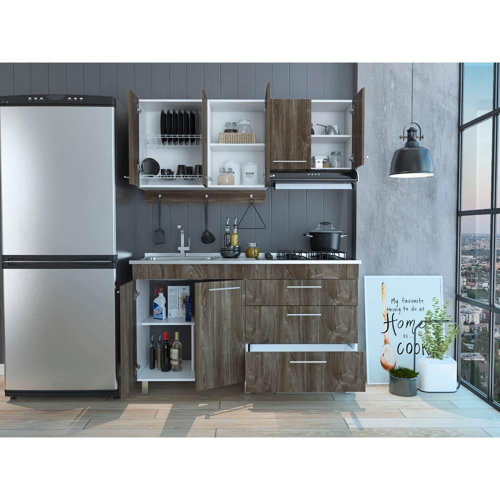 Cocina Karavan Siena y Blanco 150 cm - Cocinas | Bylmo