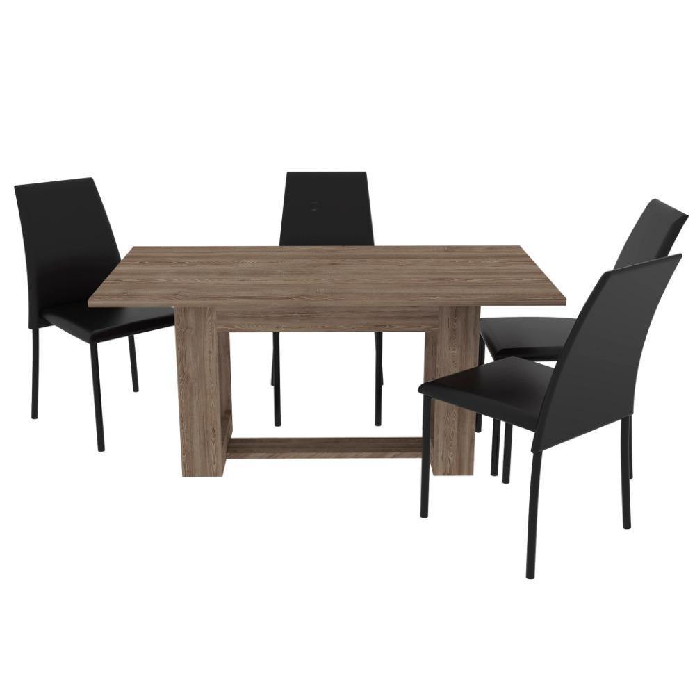 Comedor Nepal Miel 160 cm de Cuatro Puestos - Comedores | Bylmo