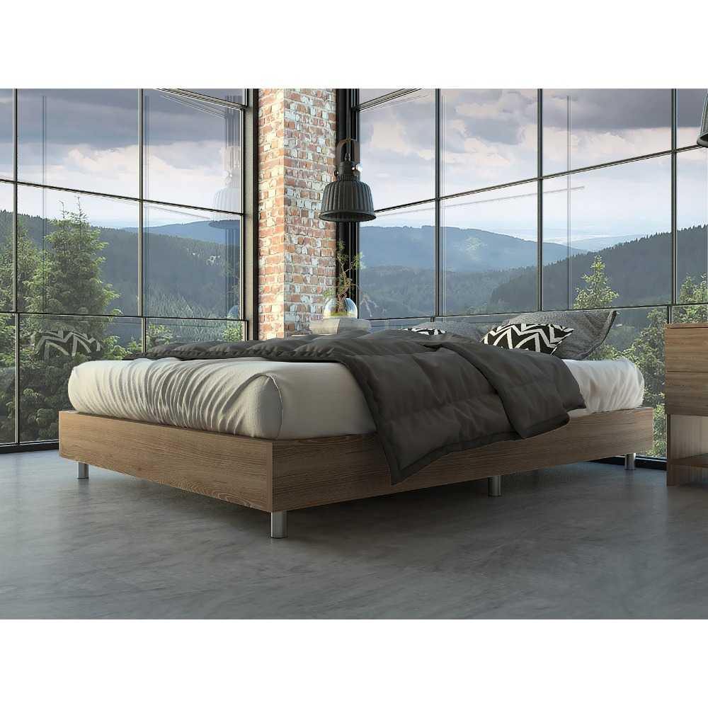 Base Cama Lugo Doble 140 cm Miel - Camas | Bylmo