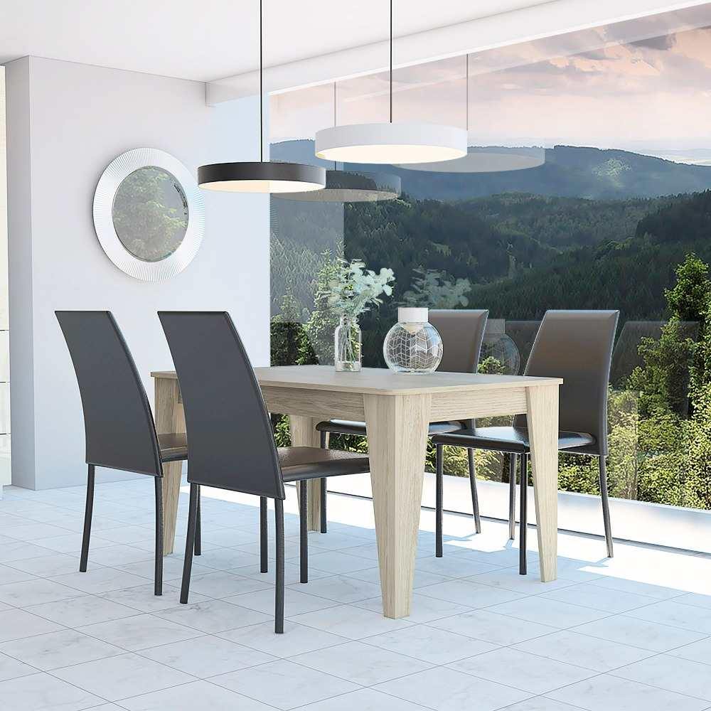 Comedor Torino Rovere 140 cm de Cuatro Puestos - Comedores | Bylmo