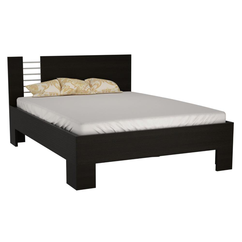 Cama Dicolor Doble 140 cm Wengue - Camas | Bylmo