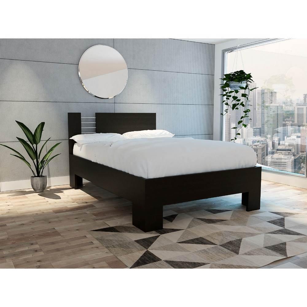 Cama Dicolor Doble 140 cm Wengue - Camas | Bylmo