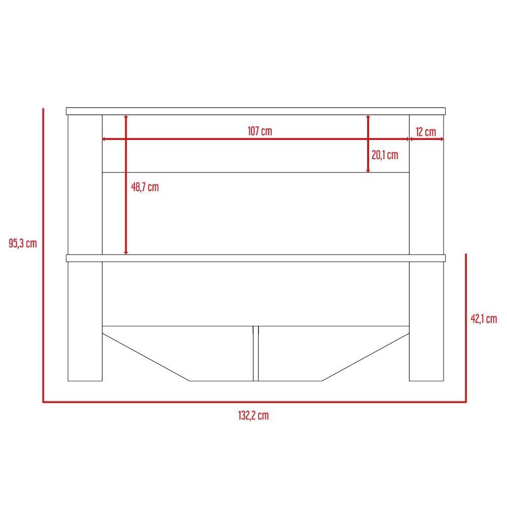 Cama Nápoles Semidoble 120 cm Miel y Plomo - Camas | Bylmo