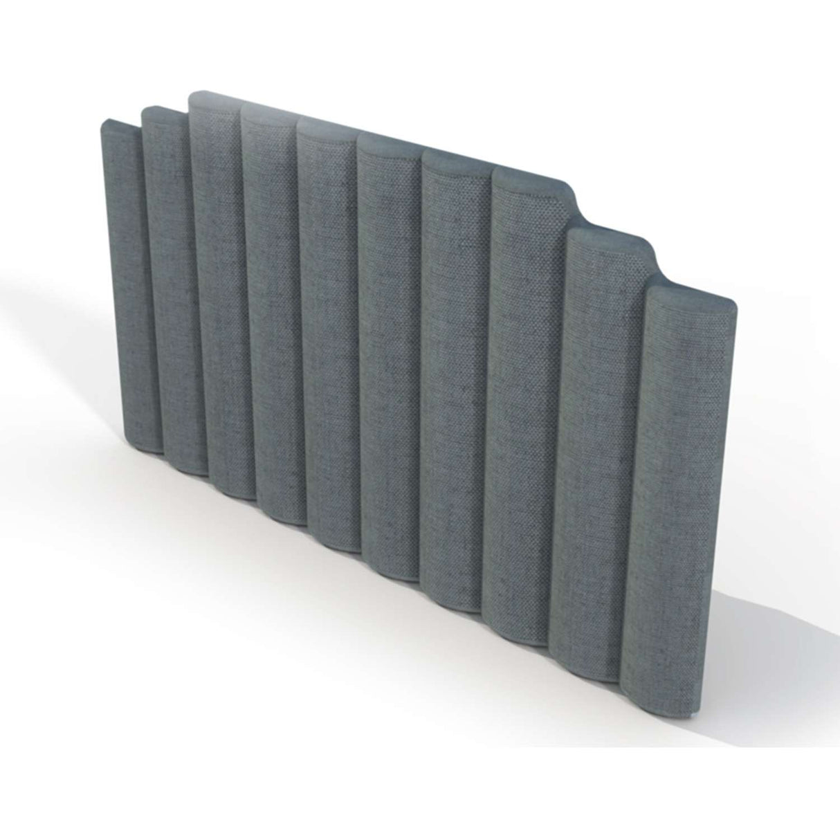 Cabecero Berlín Doble 140 cm Gris Flotante - Camas y Cabeceros | Bylmo